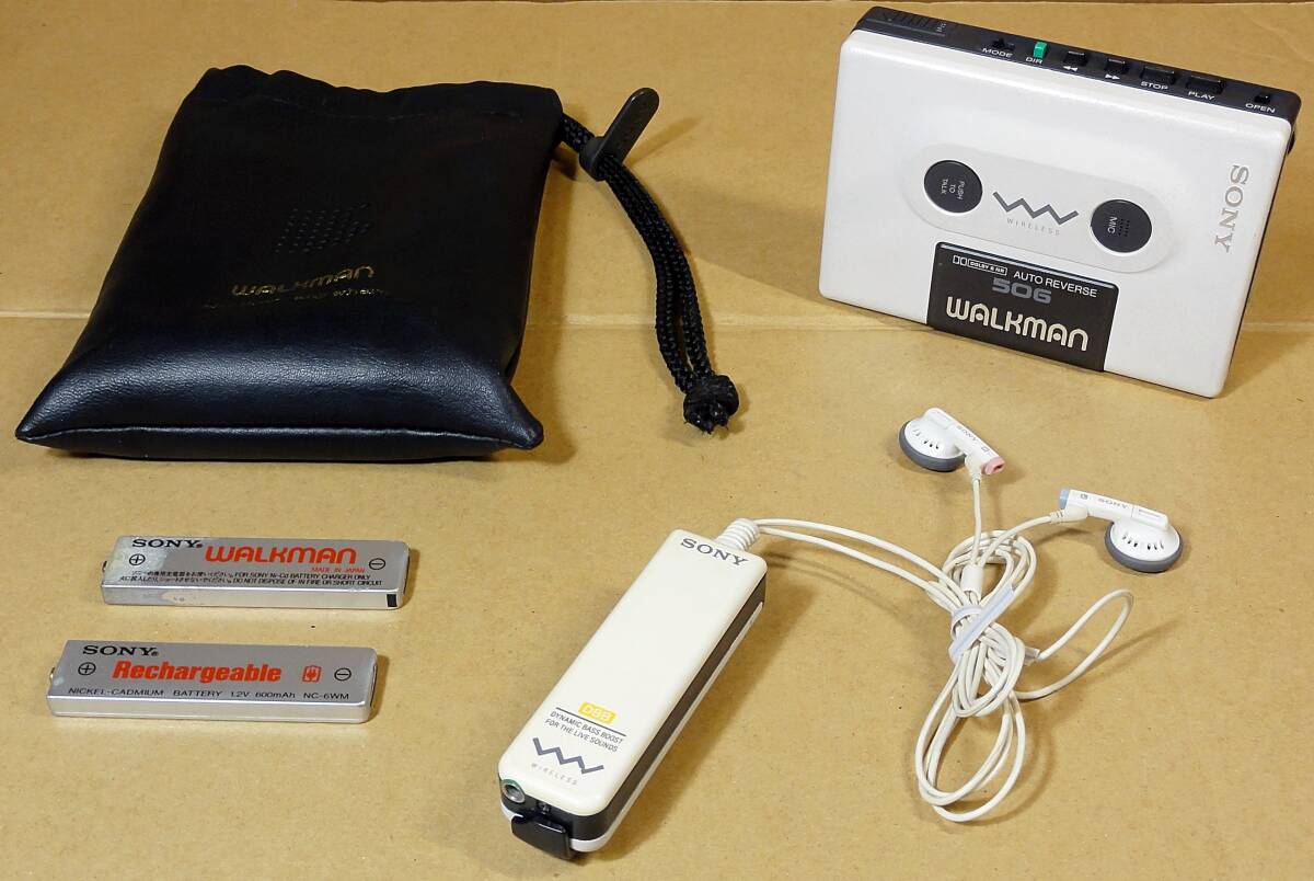 中古】レア！WM-805 ソニーワイヤレスカセットウォークマンの落札情報