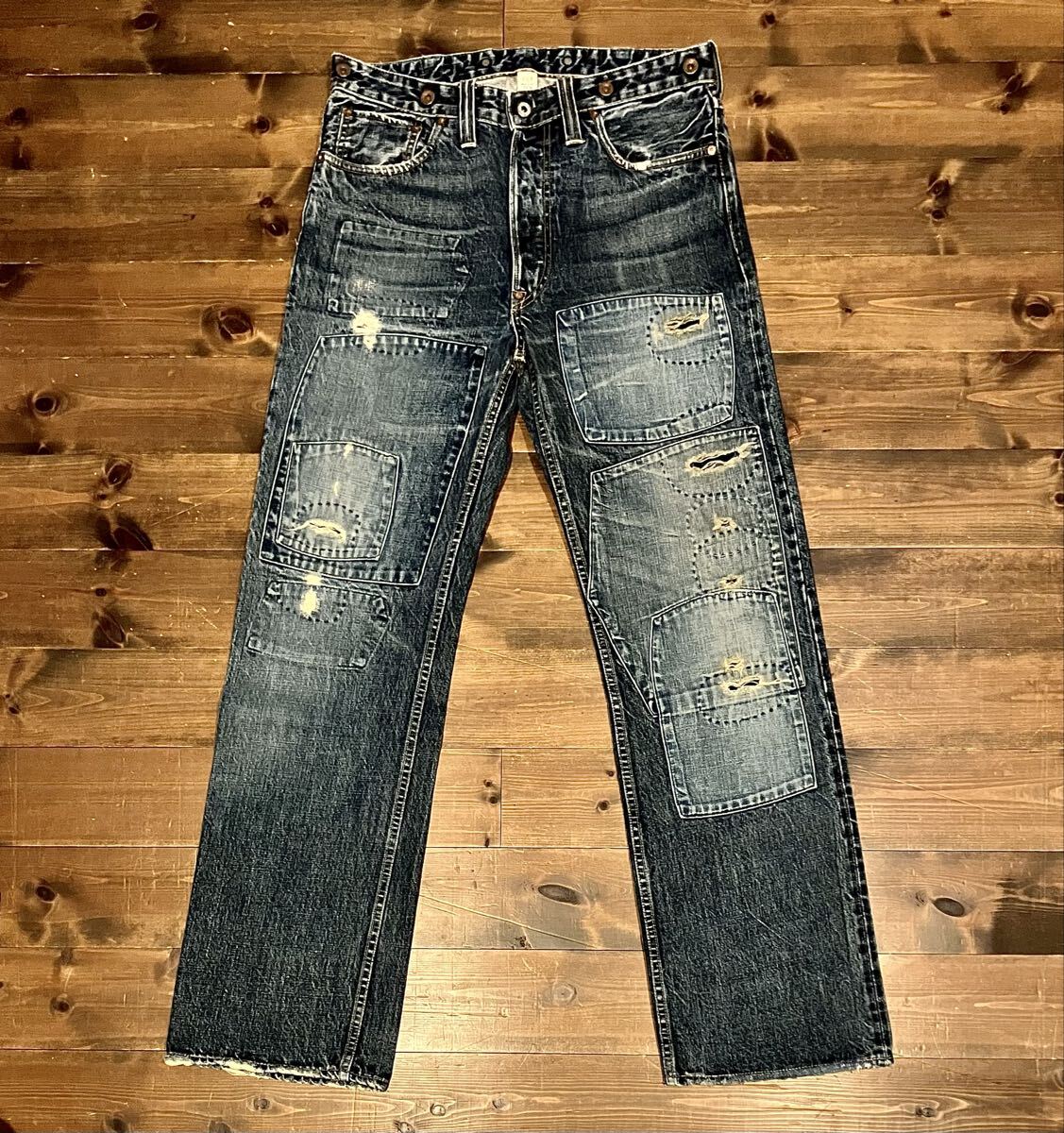 新品】新品 RRL BALTIMORE 3rd MODEL DENIM PANTS 32 size / ダブル