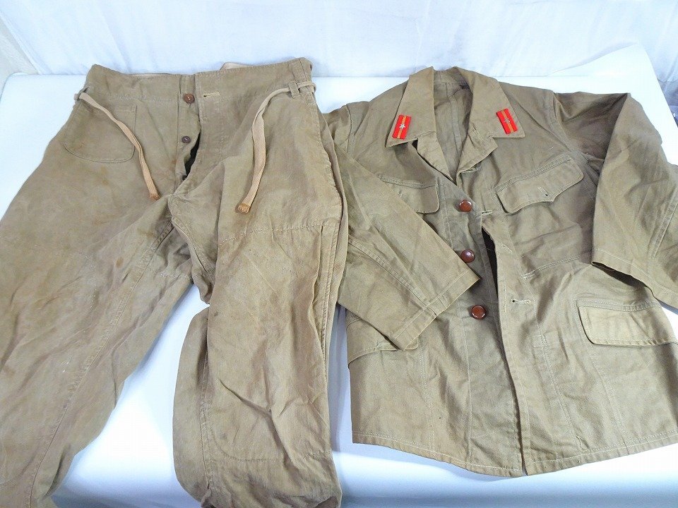 旧家から～◇② 国鉄 古い 制服 6点セット 上着 ズボン 上下セット