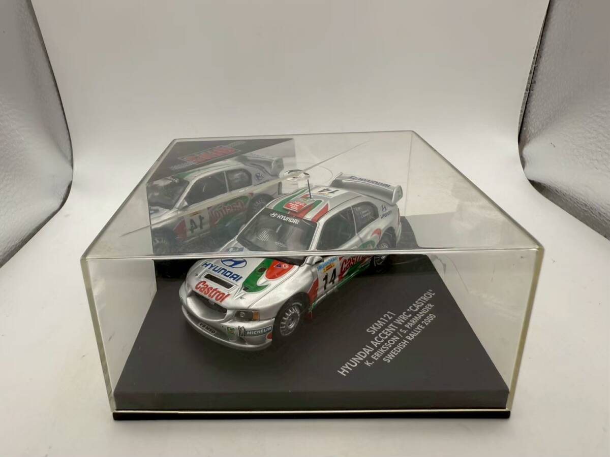 やや傷や汚れあり】イクソ◇ヒュンダイ・アクセントWRC.EVO2◇1/43の