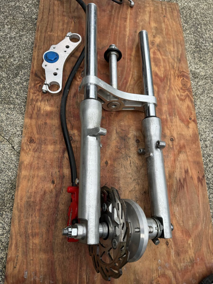 NSR50 フロントフォーク 武川タケガワ ステム ハブ ブレンボ ブレーキ