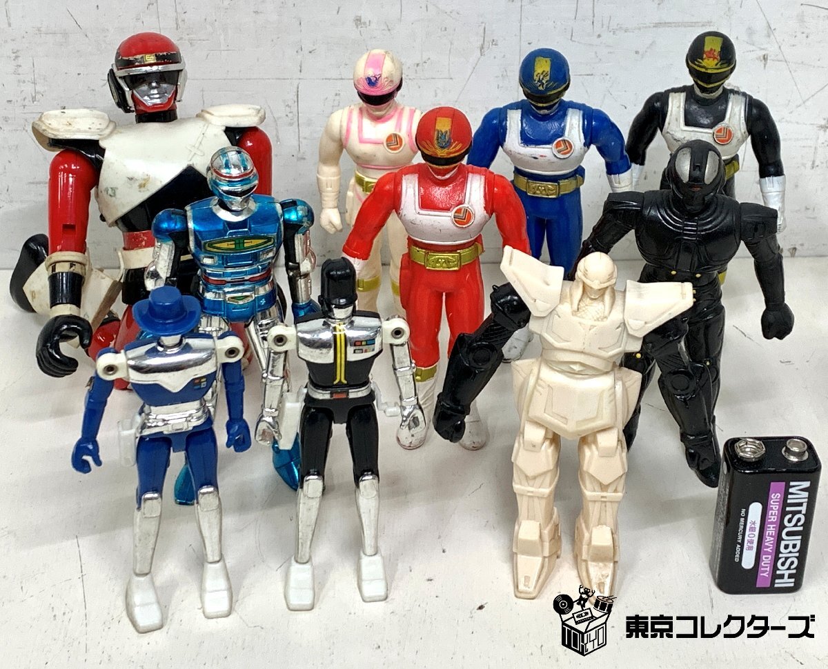 バンダイ 電撃戦隊チェンジマン レッド バイク フィギュア ジャンクの