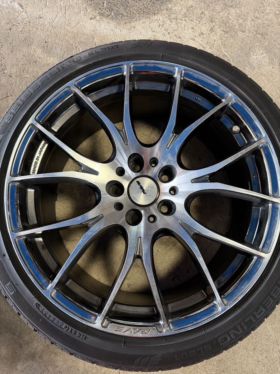 W*e様 RAYS ホムラ 2x5S 19インチ×8.5 5H 114.3 4本 未使用品 RAYS レイズ HOMURA ホムラ 2X5s アルミホイール 19インチ