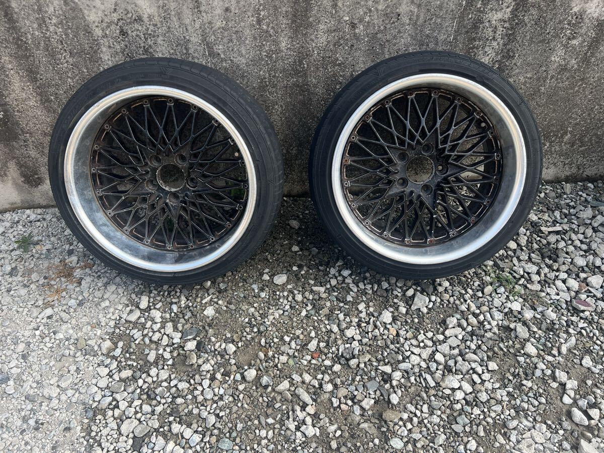 新品】在庫処分☆新品深リムメッシュ17インチ☆9J+30 10J+25 114.3/5穴