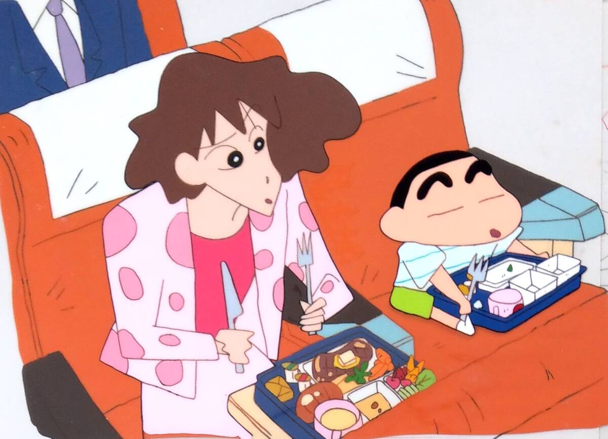 クレヨンしんちゃん　野原しんのすけ＆野原みさえ＆シロ　セル画8枚＋原画セット 中古】クレヨンしんちゃんのセル画(野原みさえ・ひまわり・北本さん)の