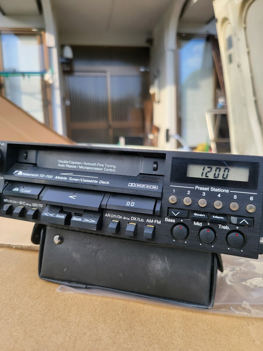 ジャンク Nakamichi ナカミチ カセットデッキ TD-700 カーオーディオの