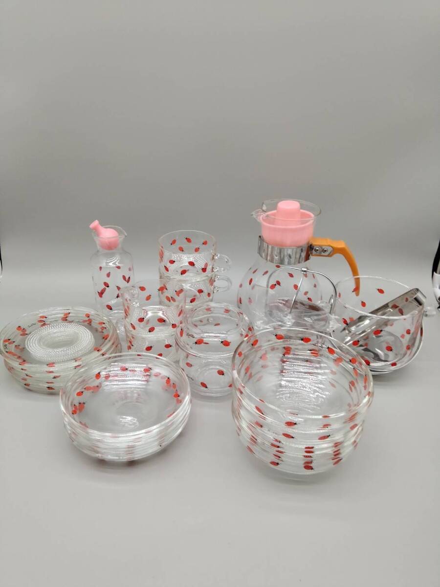 中古】レトロ サンリオ San-Rio イチゴ柄 陶器 まとめて ストロベリー
