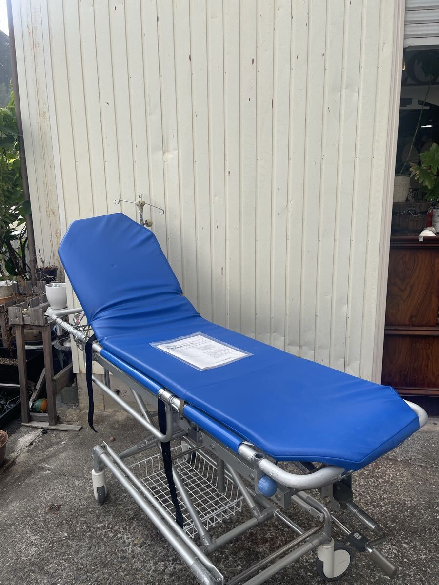 中古】△美品! パラマウントベッド ストレッチャー K726 手動昇降/病棟