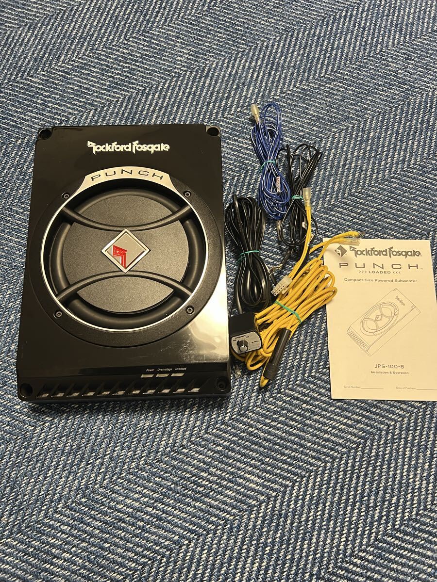ロックフォード P1 ウーファー 12インチ アンプ 320W 箱付き アンプ