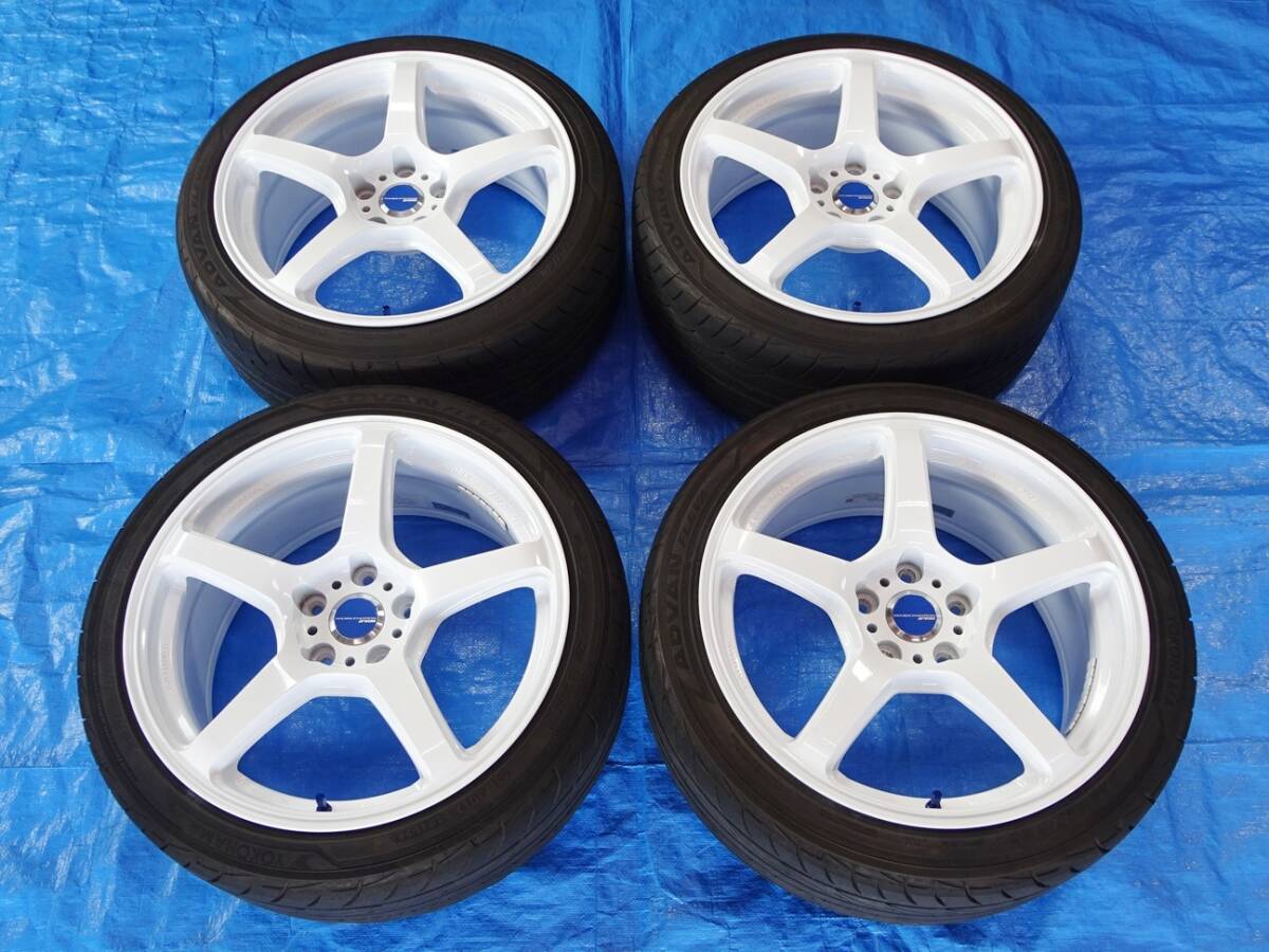 中古】WORK EMOTION D9R 18インチ 8.5J ＋47 ＋32 P CD100 ZN6 ZC6等に