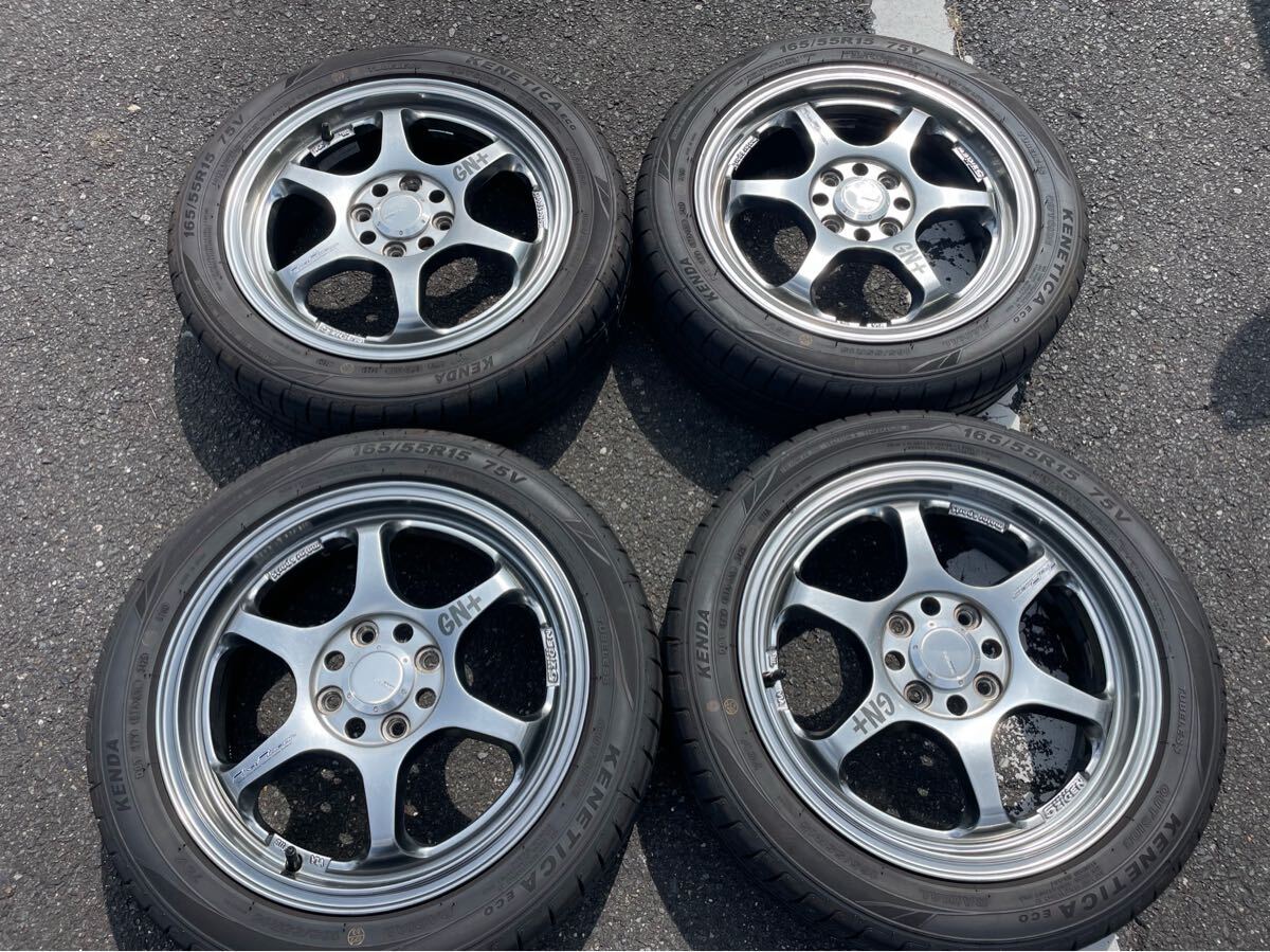 P0869IS 5次元 5ZIGEN プロレーサー 15インチ アルミ ホイール 15×5J+