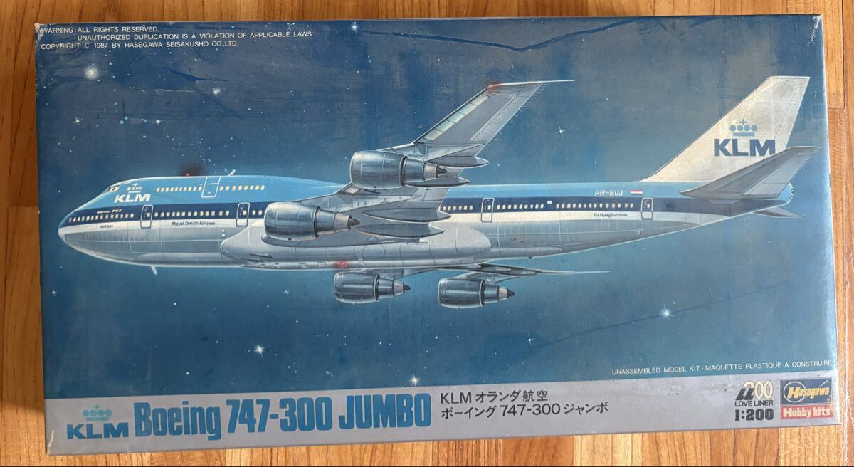 新品】1/200スケール KLMオランダ航空 ボーイング747旧塗装の落札情報