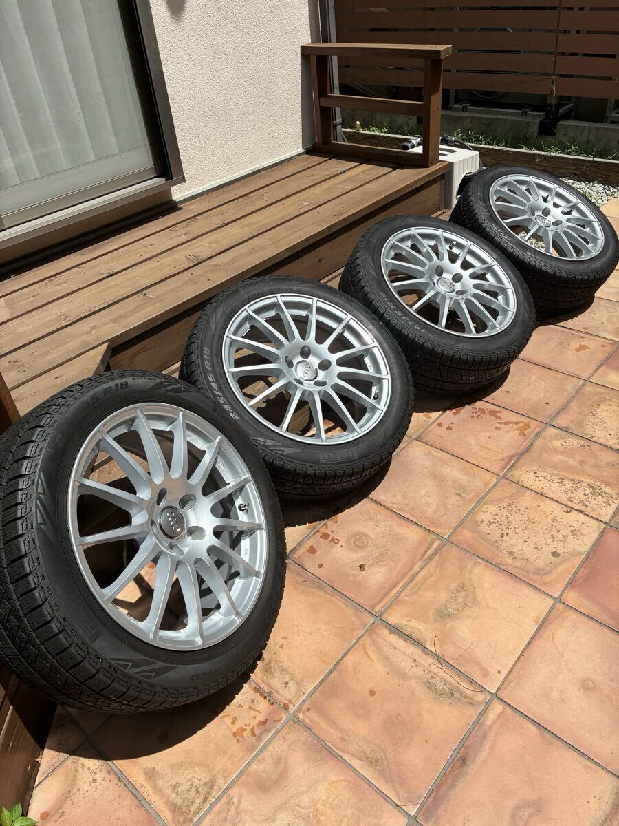 ☆ 希少 新車外し & 新品 アウディ A4 8W B9 S-line 純正 ホイール 18