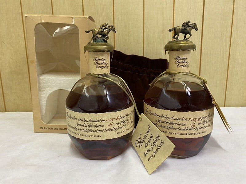 新品】M 未開栓 ブラントン シングルバレル バーボン ウイスキー 馬