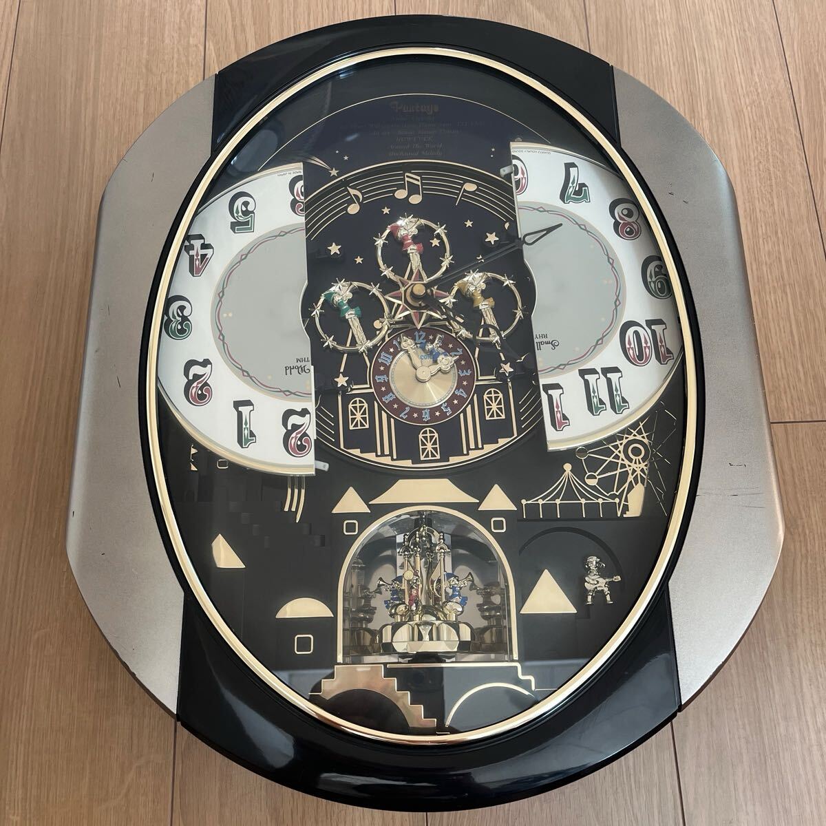 中古】スモールワールド パルタージュランド リズム時計工業 からくり