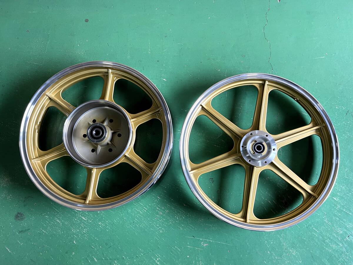 やや傷や汚れあり】当時物 Z1 Z2 ハヤシキャストホイール 6穴 ノンレス