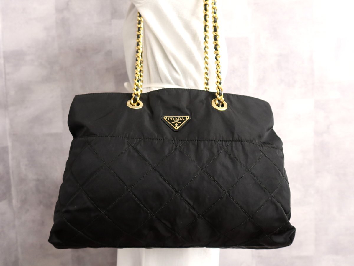 新品】○未使用○PRADA プラダ○1BC421○ポコノ ナイロン サフィアーノ