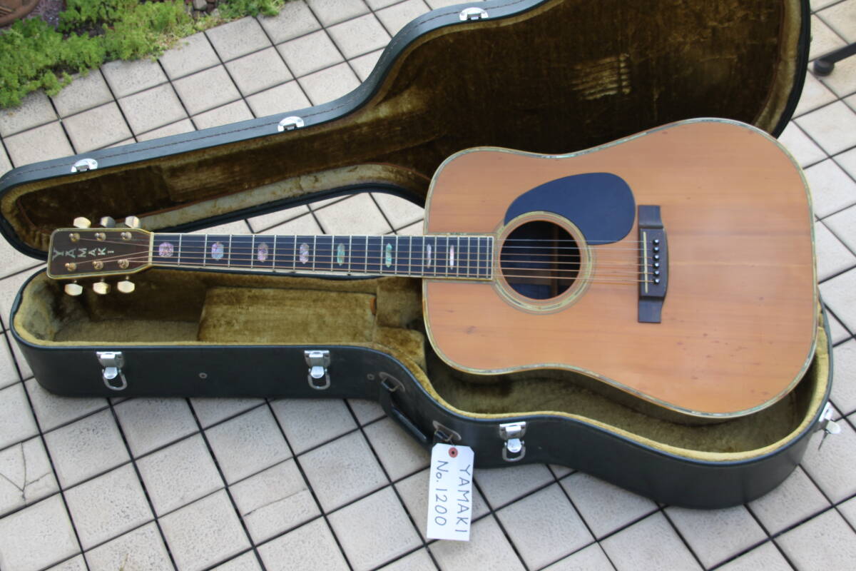 中古】70年代 ヴィンテージ YAMAKI/ヤマキ アコギ H350N 希少品 管XGの