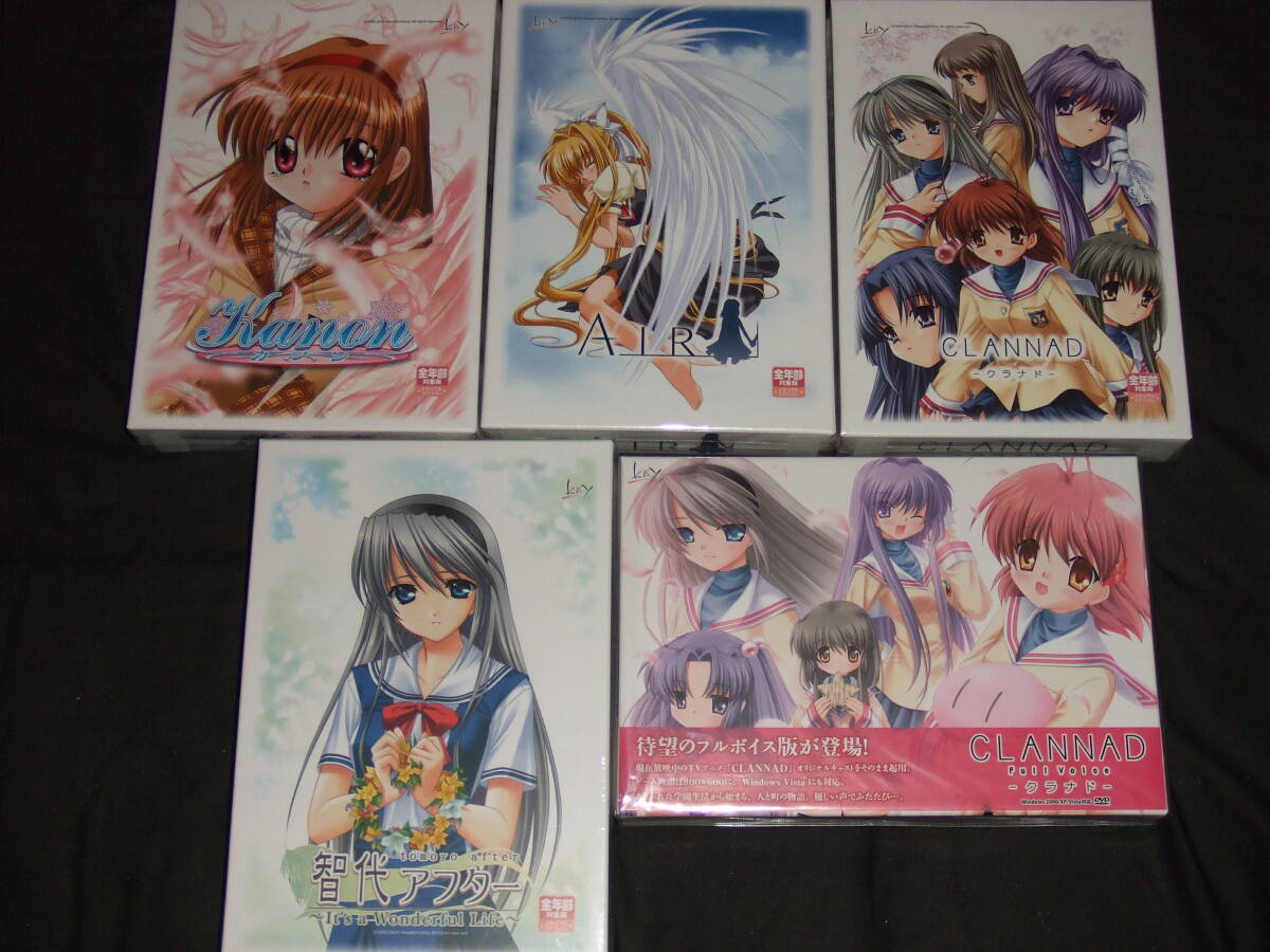 ☆PS2 カノン + エアー + クラナド + 智代アフター key三部作+1 4本