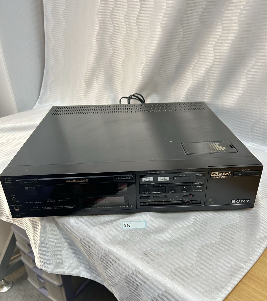 中古】KM6○ジャンク○SONY Betamax ビデオカセットレコーダー/ビデオ