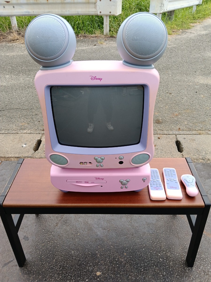 中古】ディズニー☆ブラウン管テレビ☆中古ピンク☆の落札情報詳細