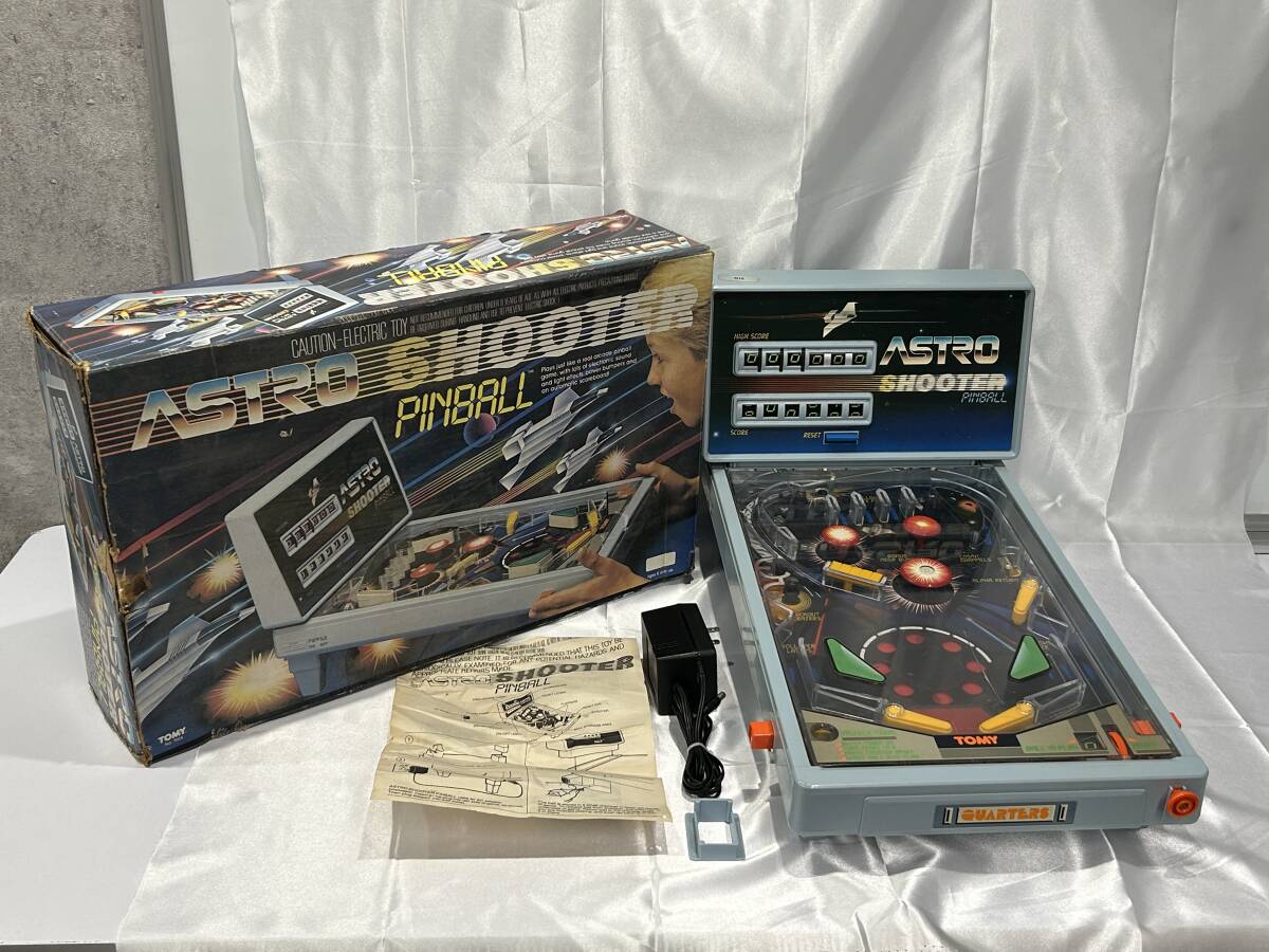 D6E参○アストロシューター レトロゲーム ピンボール トミー 卓上