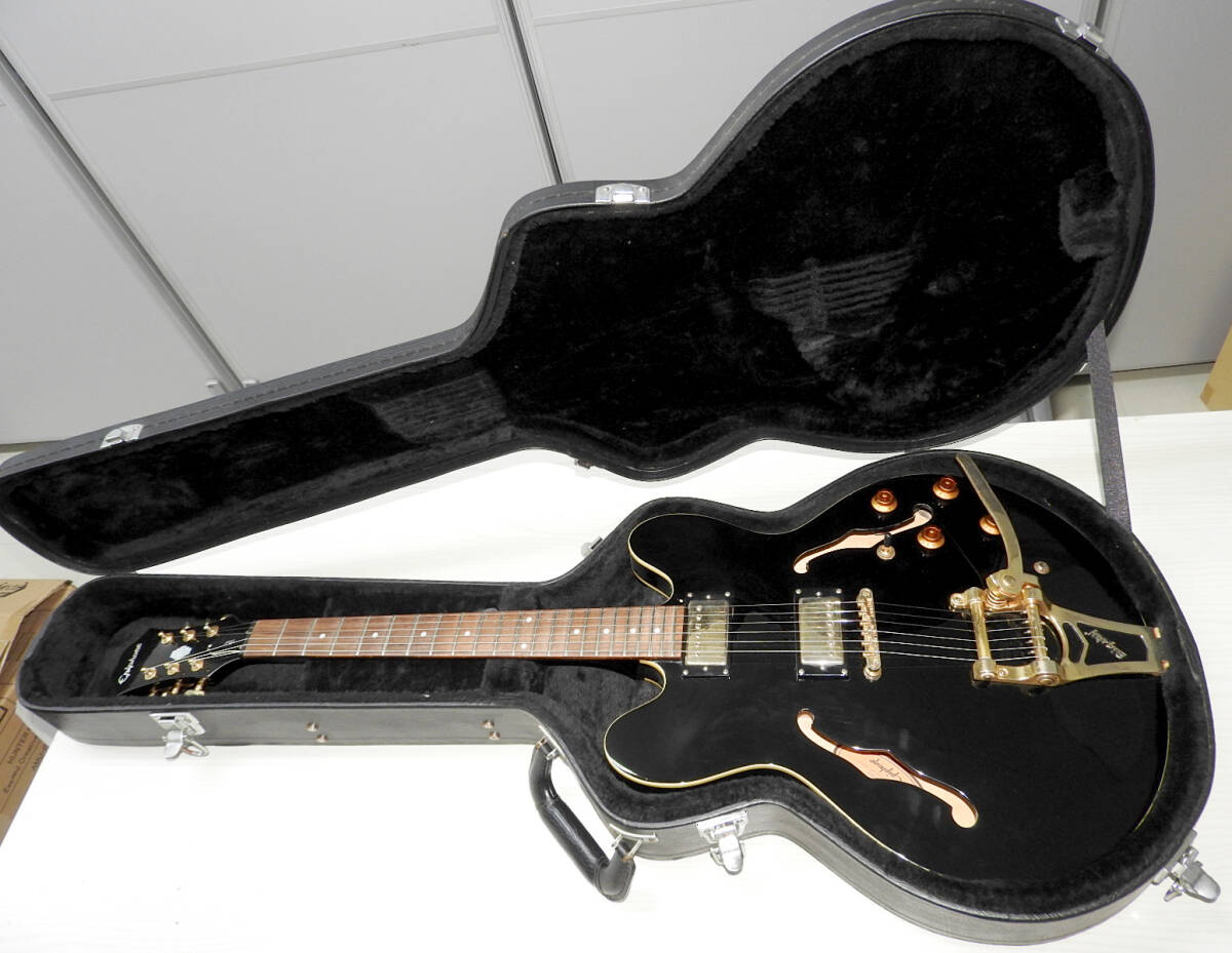 ☆ Epiphone エピフォン エレキギター セミアコ YEC DOT w/Bigsby EB