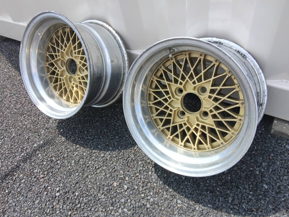 SSR ロンシャン XR-4 当時物 8J－14Aタイプ15インチ 2本 114.3 検