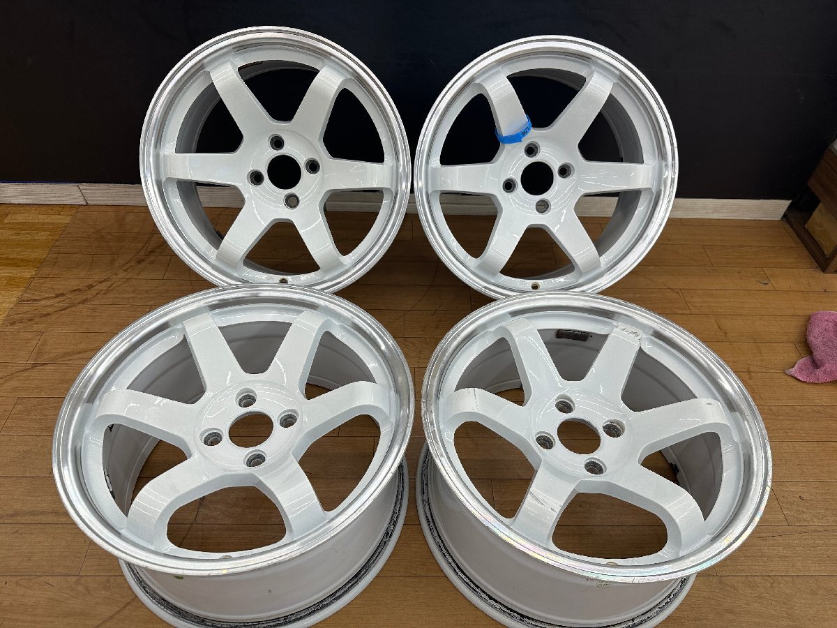 やや傷や汚れあり】WORK EMOTION T5R 2P☆美品☆8.5J ディープ