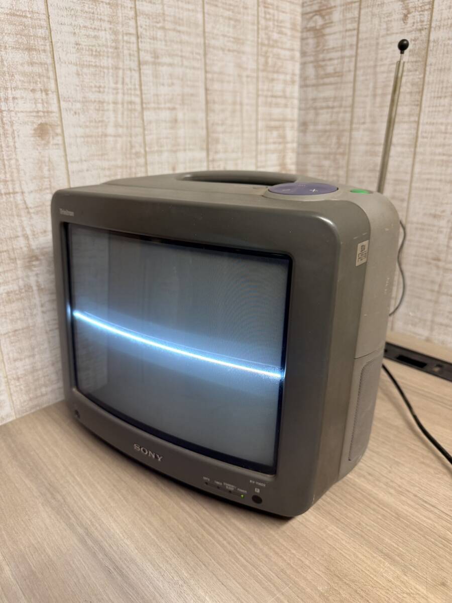 【動作品】SONY トリニトロン11型 KV-11AD2 ブラウン管 SONY KV-11AD2 1993年製 ブラウン管テレビ ☆11インチの落札情報詳細