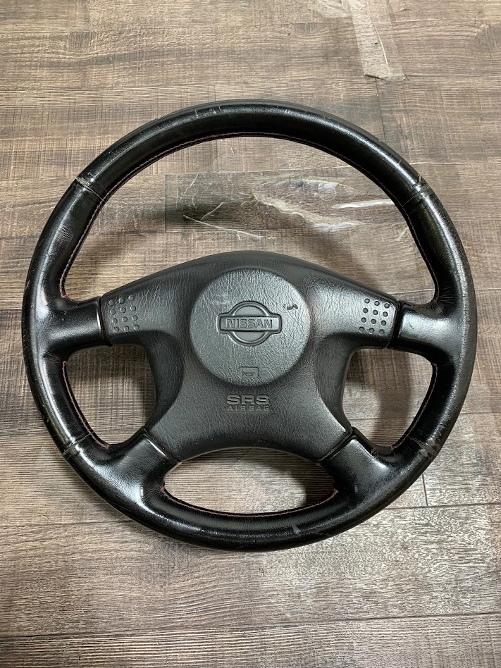 やや傷や汚れあり】希少 絶版 BNR32 ニスモ オプション 旧ロゴ レザー