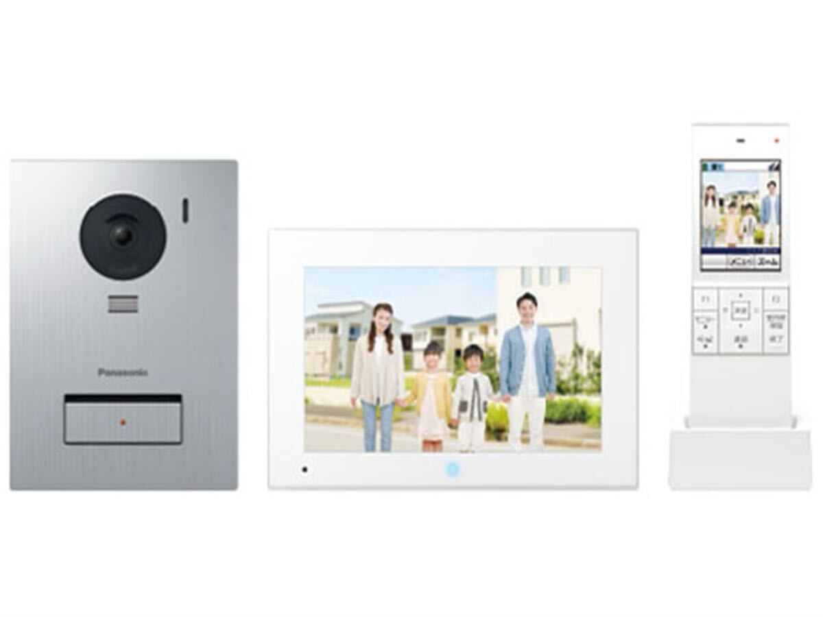 Panasonic☆カラーテレビドアホンセット☆モニター親機VL-MWH705K+
