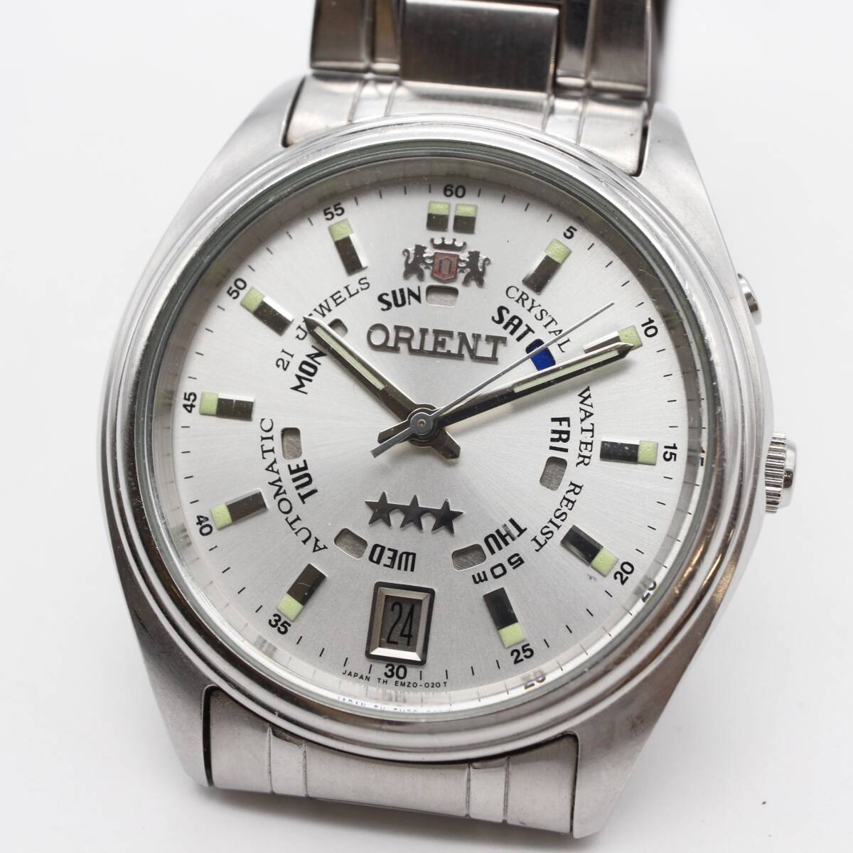 ORIENT/オリエント スリースター 自動巻き腕時計 スターカット
