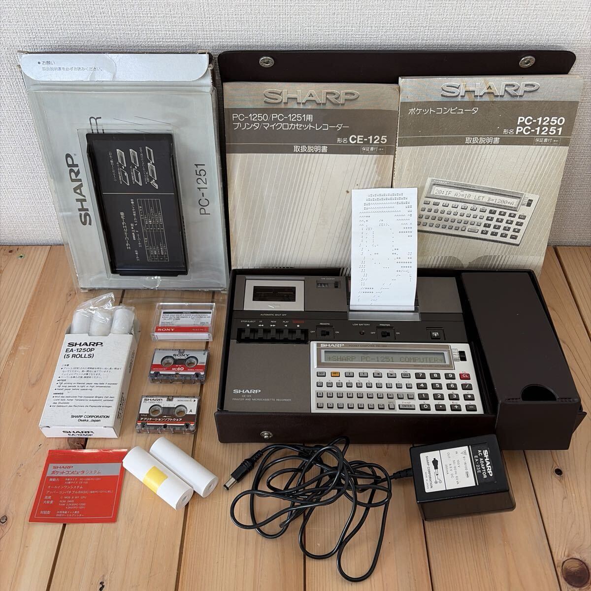 SHARP PC-E650 本体 [動作品] ポケコン ポケットコンピュータ シャープ