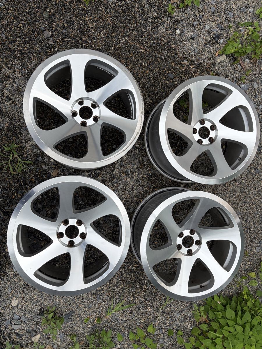 新品】【新品 1円スタート】4本セット 18インチ 9.5J+38 114.3 5穴