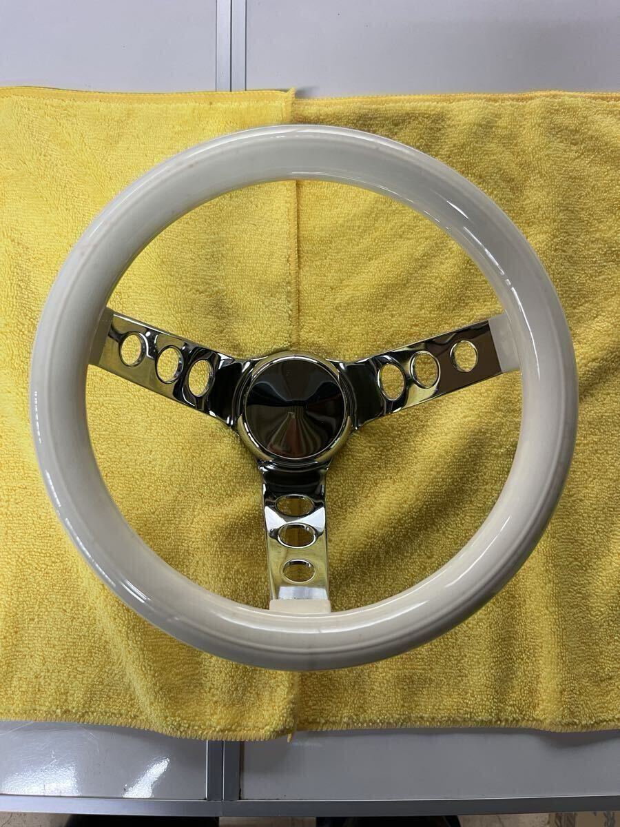 大径!!40パイ!!新品!! ウッド ステアリング ムーンアイズ? グランツ