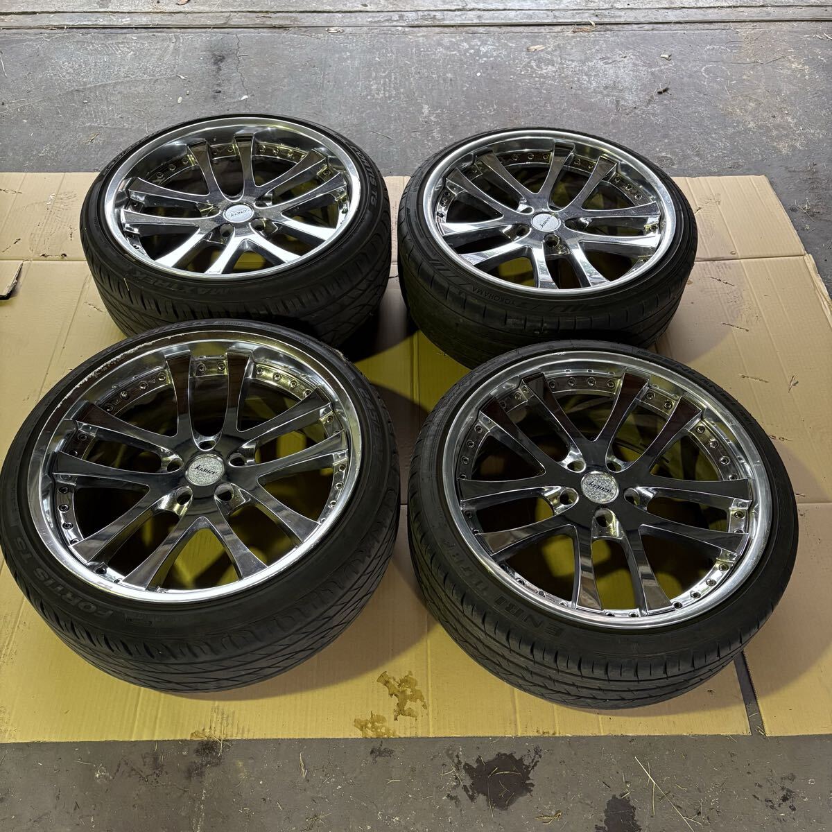 中古】廃盤！ クレンツェ LXZ 深リム9.5J12J4本セットの落札情報詳細