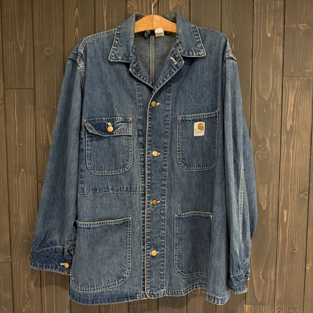 即決価格 CARHARTT コレクター チェンジボタン ヴィンテージ ワーク