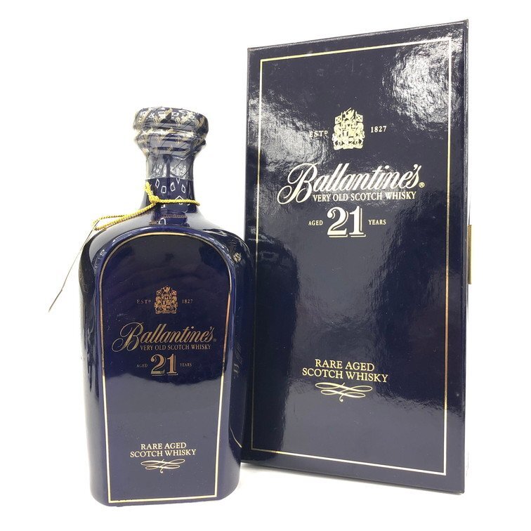 1円～☆古酒☆バランタイン 21年 ベリー オールド ☆旧ボトル 700ml 43