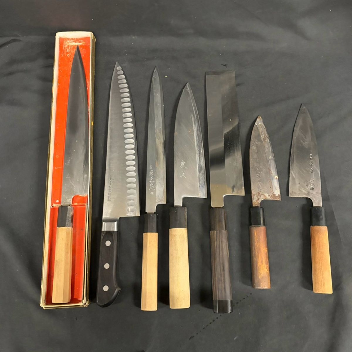 中古】源泰邦作 最高級 本焼 刀型柳刃包丁 尺二寸の落札情報詳細