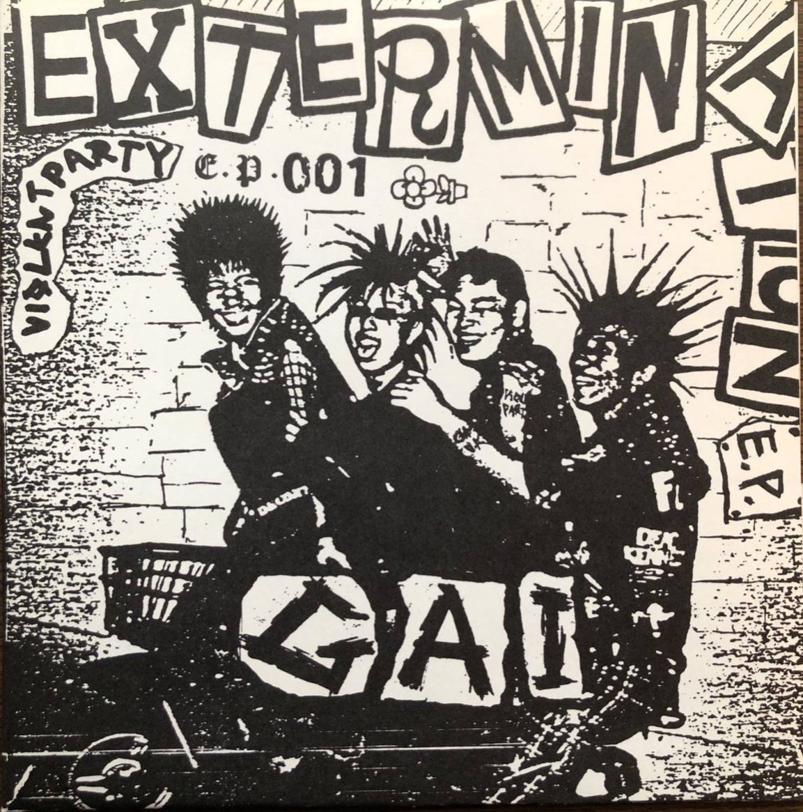 限定200枚 SPUNKY BOYS / Great Punk Rock Swindle 九州パンク CRACK
