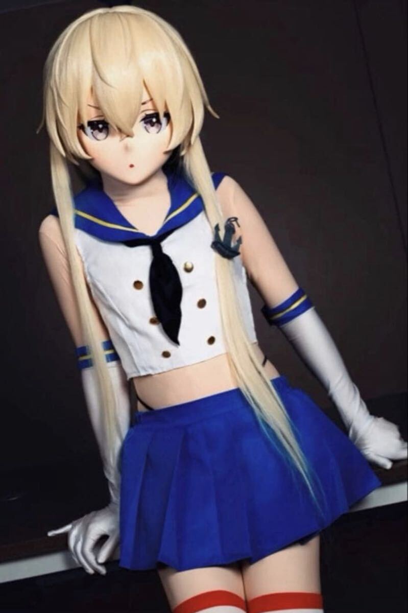 中古】即納！着ぐるみ 美少女 全身タイツ 足指 乳袋 肌タイツ L XL 2L