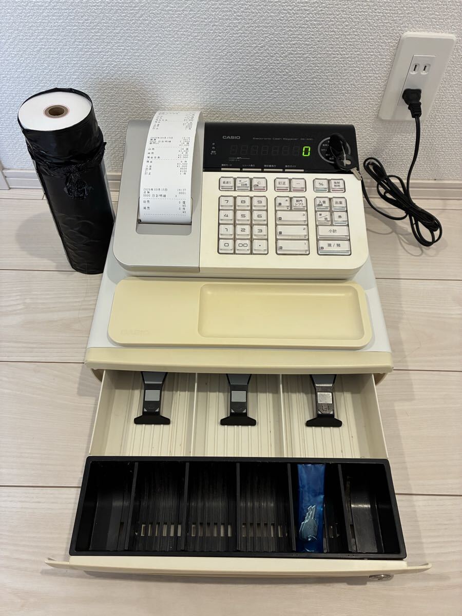 やや傷や汚れあり】CASIO カシオ 領収くん RY-100 領収書発行機