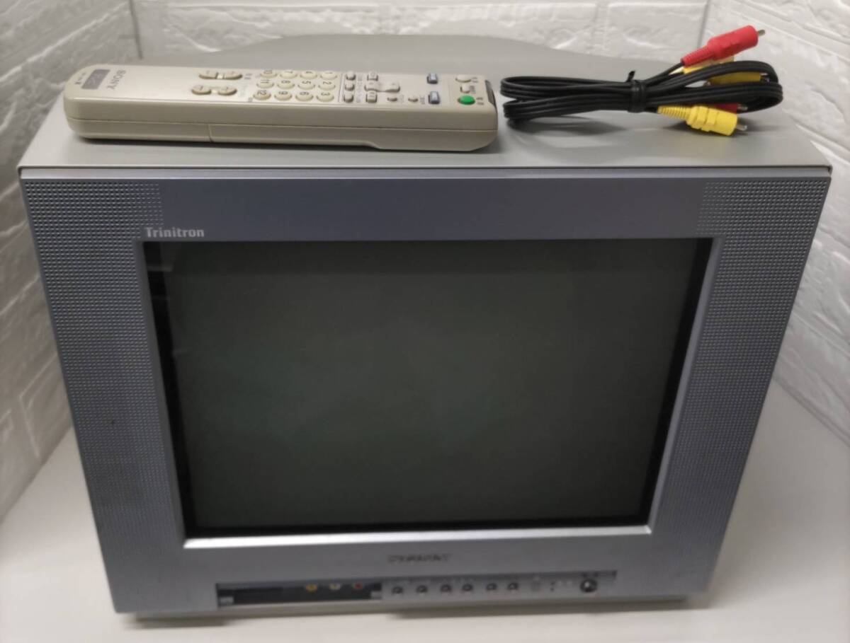 中古】aiwa アイワ 14型 ブラウン管 ビデオ内蔵テレビ VX-T14G10 2001
