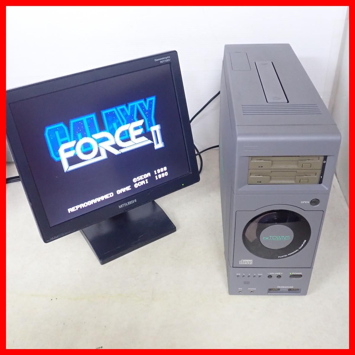 中古】動作品 FM TOWNS モニター 富士通 FMT-DP533 カラーCRT