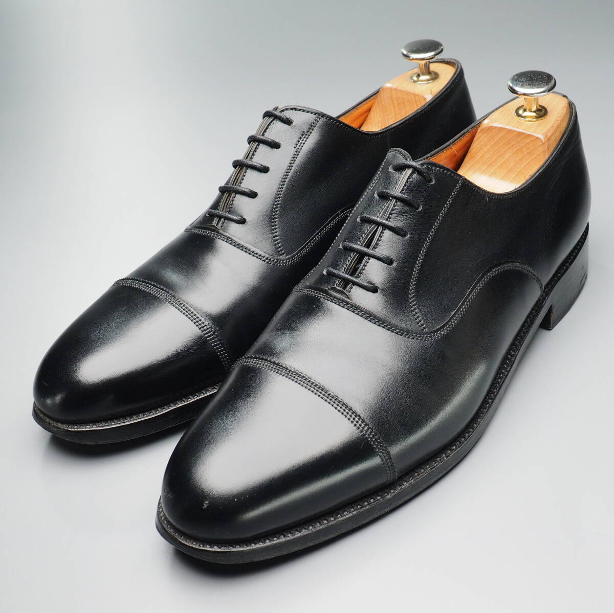中古】美品 J.M.WESTON 300 ストレートチップ 8E ダークブラウン 11 