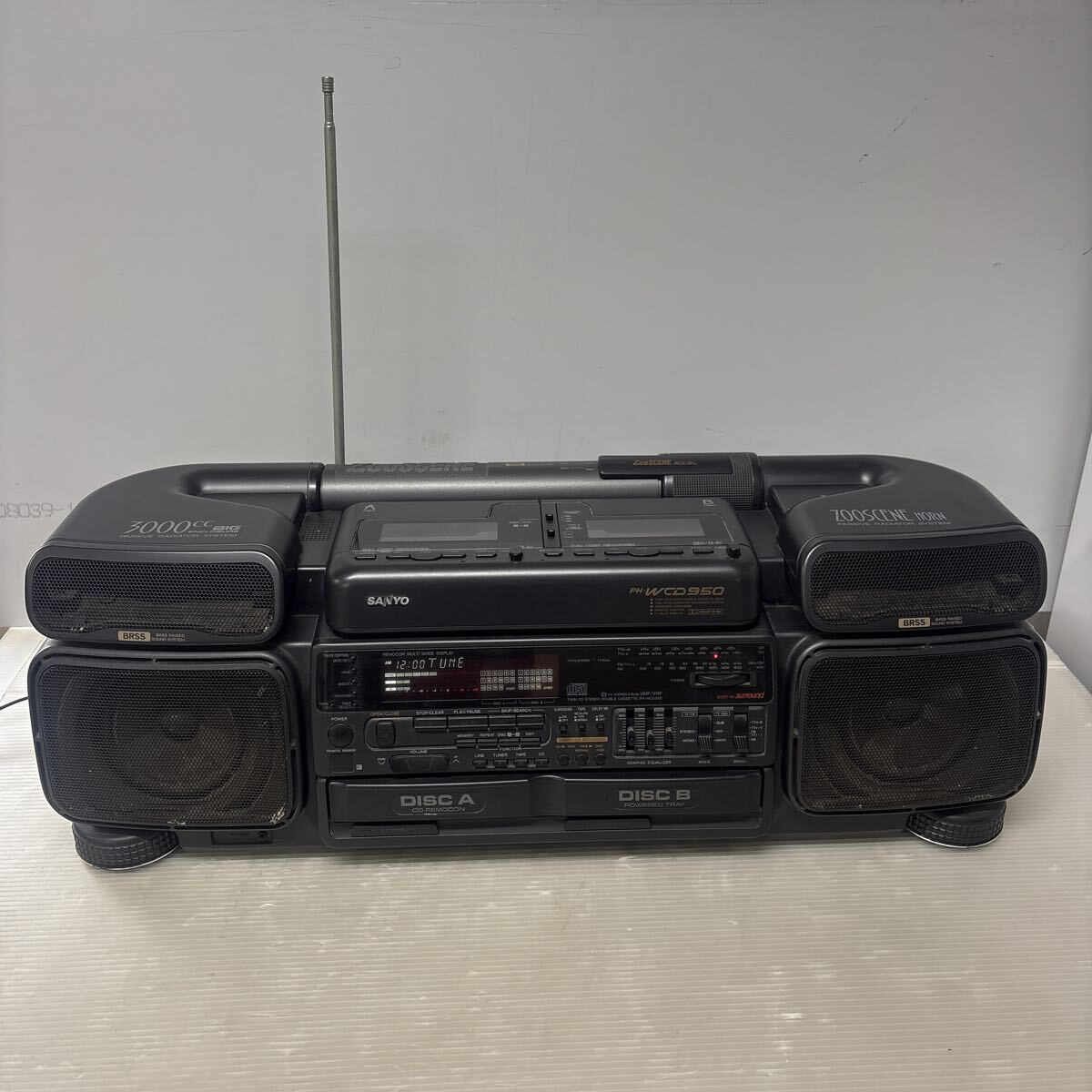 ○希少 極美品 SANYO ZooSCENE PH-Z60(K) CDラジカセ サンヨー