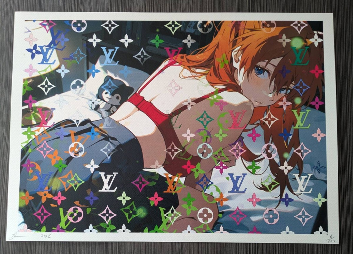 新品】送料185円【アートポスター 】63 シュプリーム ルイ・ヴィトン