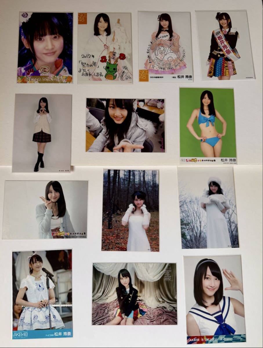 5194】SKE48 松井玲奈 直筆サイン カード パート2 4/50の落札情報詳細