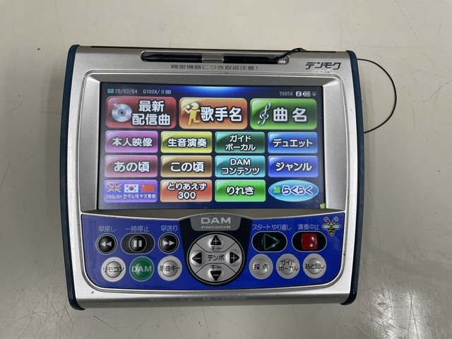 中古】家庭用カラオケ DAM－G100 2分待ちなし デンモク3台の